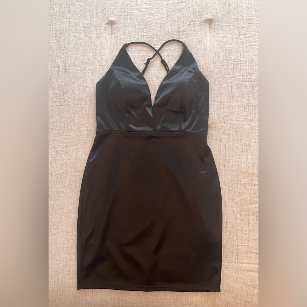 Short, black dress